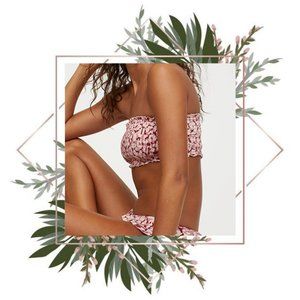 H&M | Love Stories x H&M bikini light pink/leopard